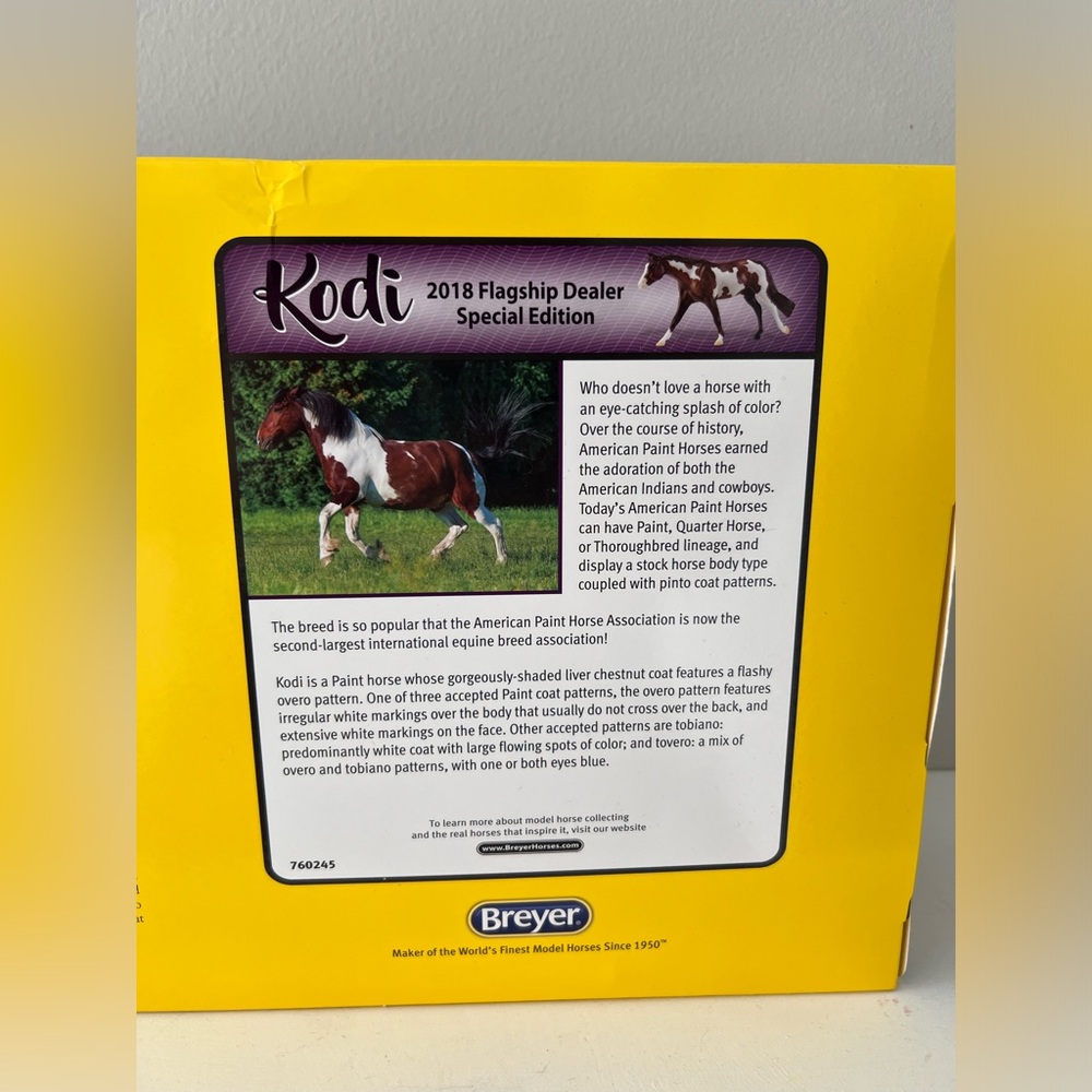 Breyer Kodi #760245 Flagship Special Run 2018 New in Box - Picture 14 of 15